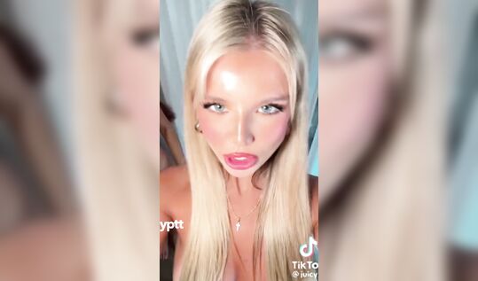 Голый тик ток от красотки блондинки Amyrosebutt aka ASMR Network