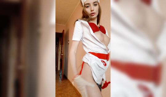 Слив Кристины Полушиной aka _k_kisssa aka Kisssa_killer в эротичном костюмчике медсестры